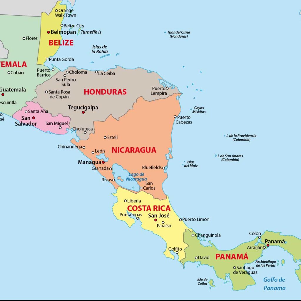 哥斯達黎加(Costa Rica) 地理位置